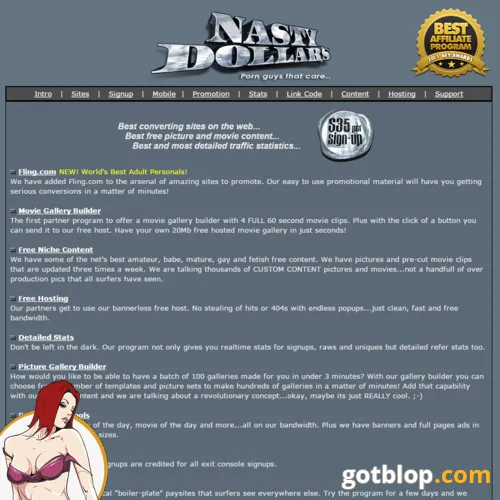 affiliate porn program NastyDollars