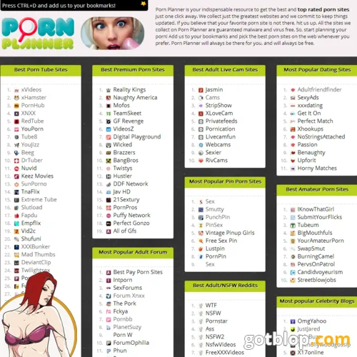 porn sites list PornPlanner