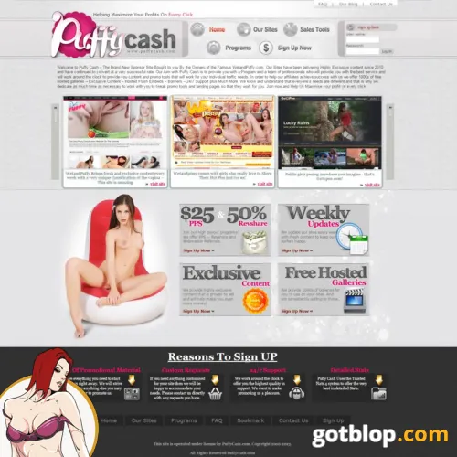 make porn money with PuffyCash