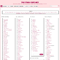 porn sites list ThePornList
